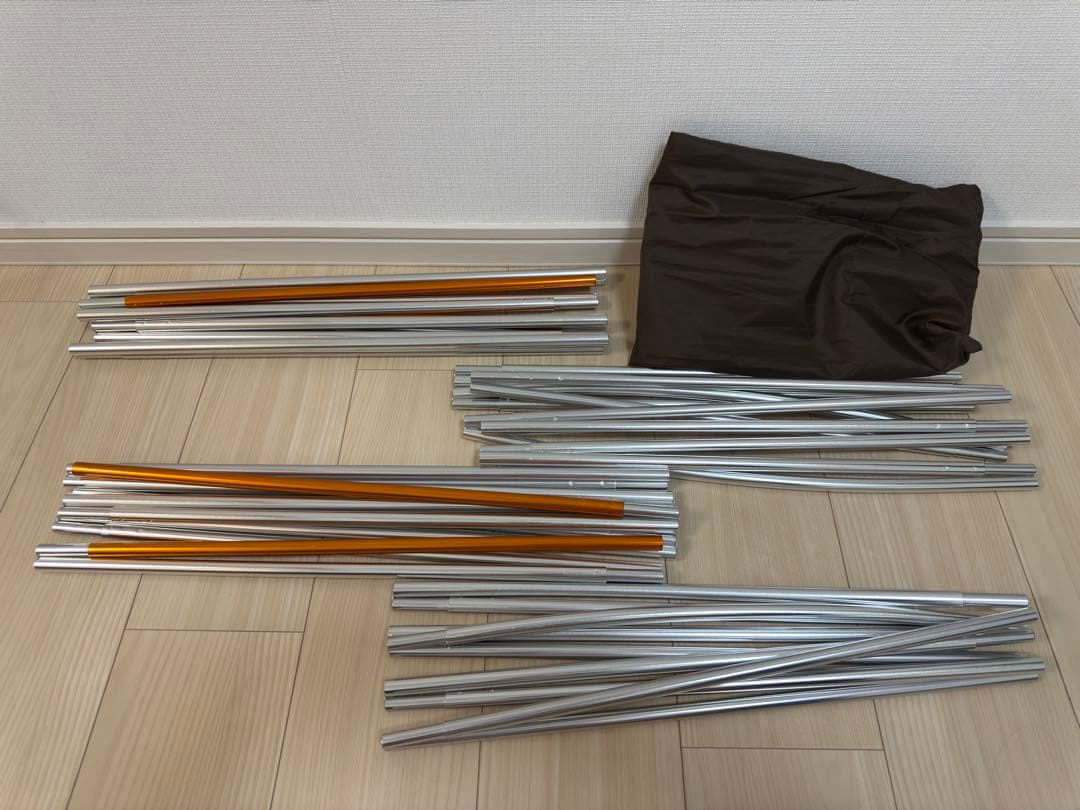  peak アメニティドームM セット フロアシート マット ポール付き
