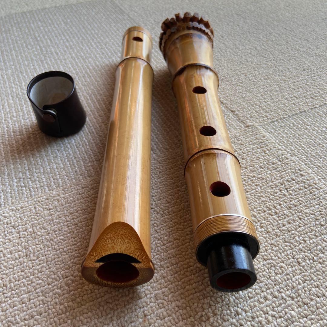 169尺八　一尺八寸管　精華銘四印