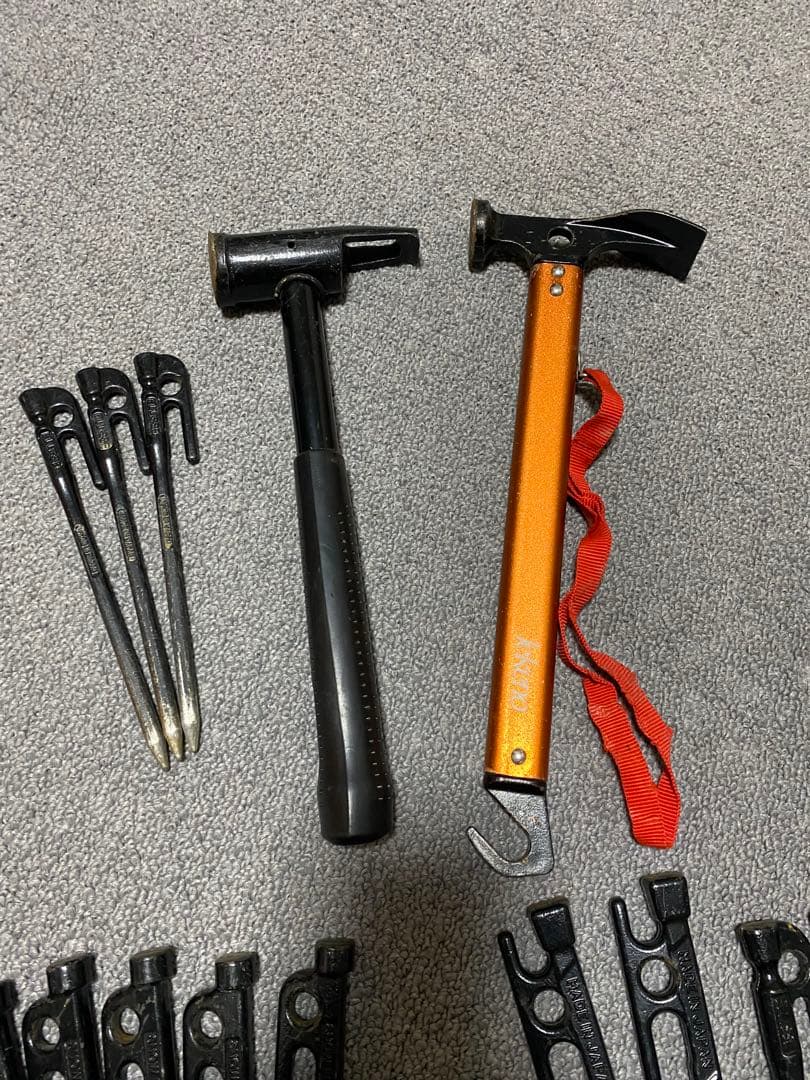 鍛造ペグセット　スノーピーク　エリステ　30cm 20cm おまけペグケース付き