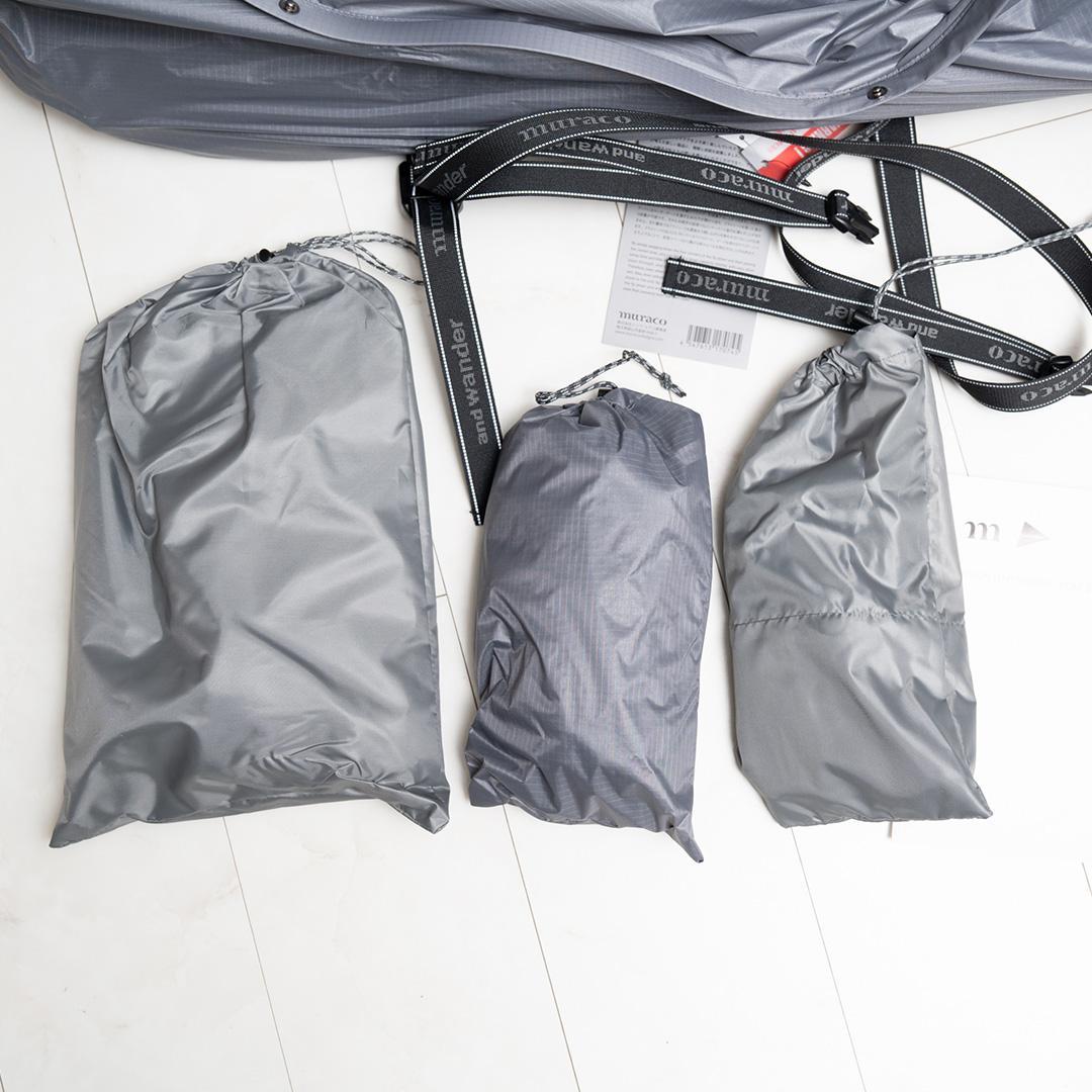 【新品】muraco × and wander ヘロン 1ポールシェルターセット