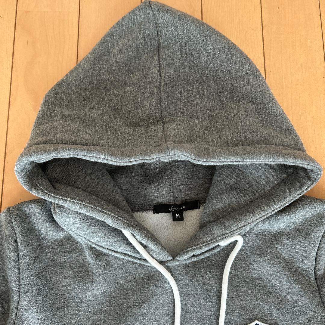 美品 エフィカス　ゴルフウェア 裏起毛フーデットワンピース Mサイズ