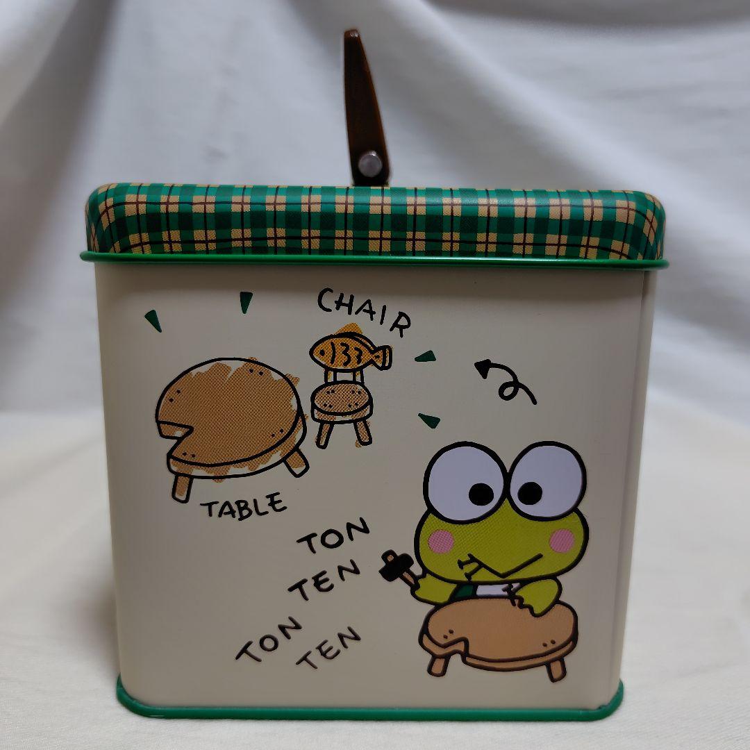 けろけろけろっぴ 小物入れ 持ち手付き 缶ボックス 平成レトロ サンリオ