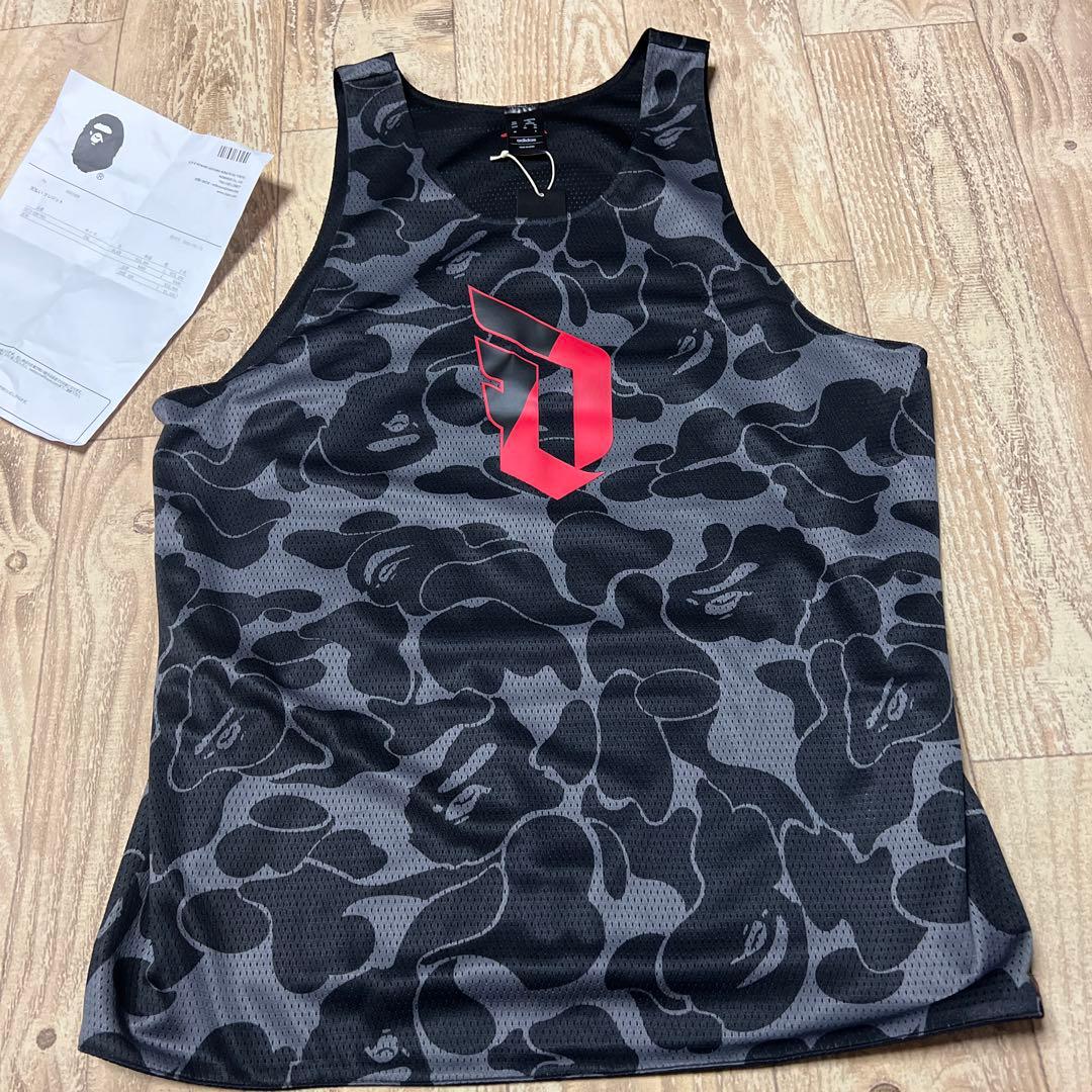 ウェア ADIDAS DAME BAPE REVERSIBLE MESH TOP 3XL