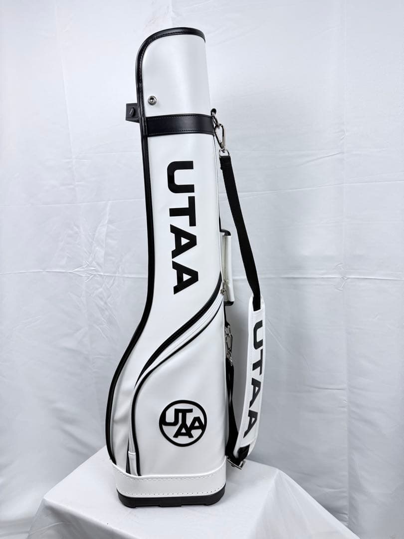 UTAA キャディバッグ ゴルフバッグ ホワイト ブラック　商品番号125