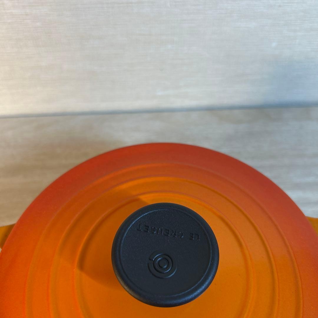 ルクルーゼ　ココットロンド　16cm オレンジ　両手鍋　鍋
