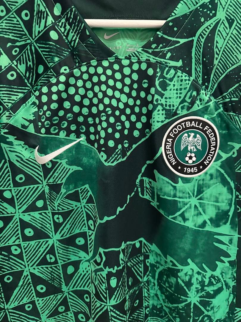 w*e様 希少 ナイジェリア代表 ホームユニフォーム Nike DRI-FIT
