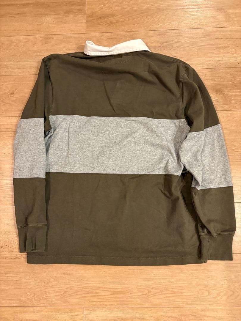 90年代　J.CREW ラガーシャツ　グリーン