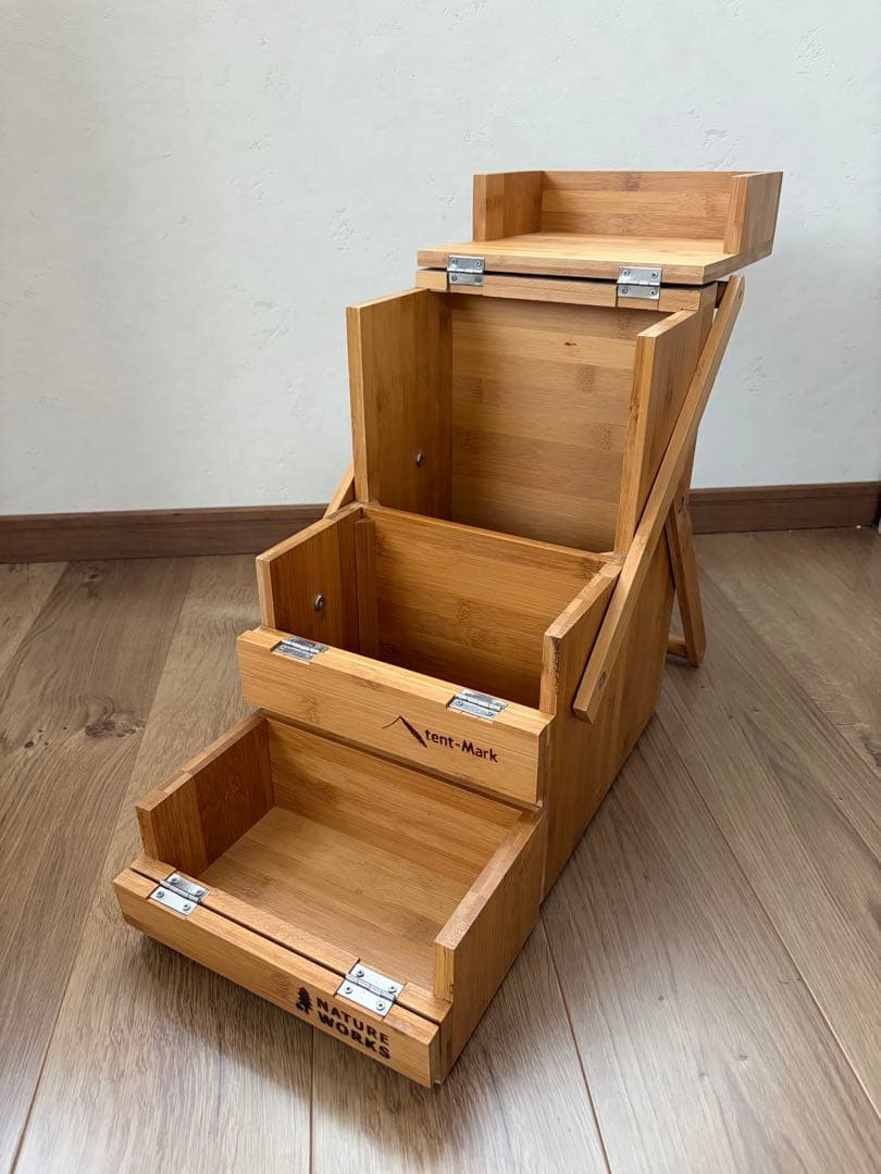廃盤品テンマクデザイン✖️ネイチャーワークスオカモチハーフアウトドアボックス