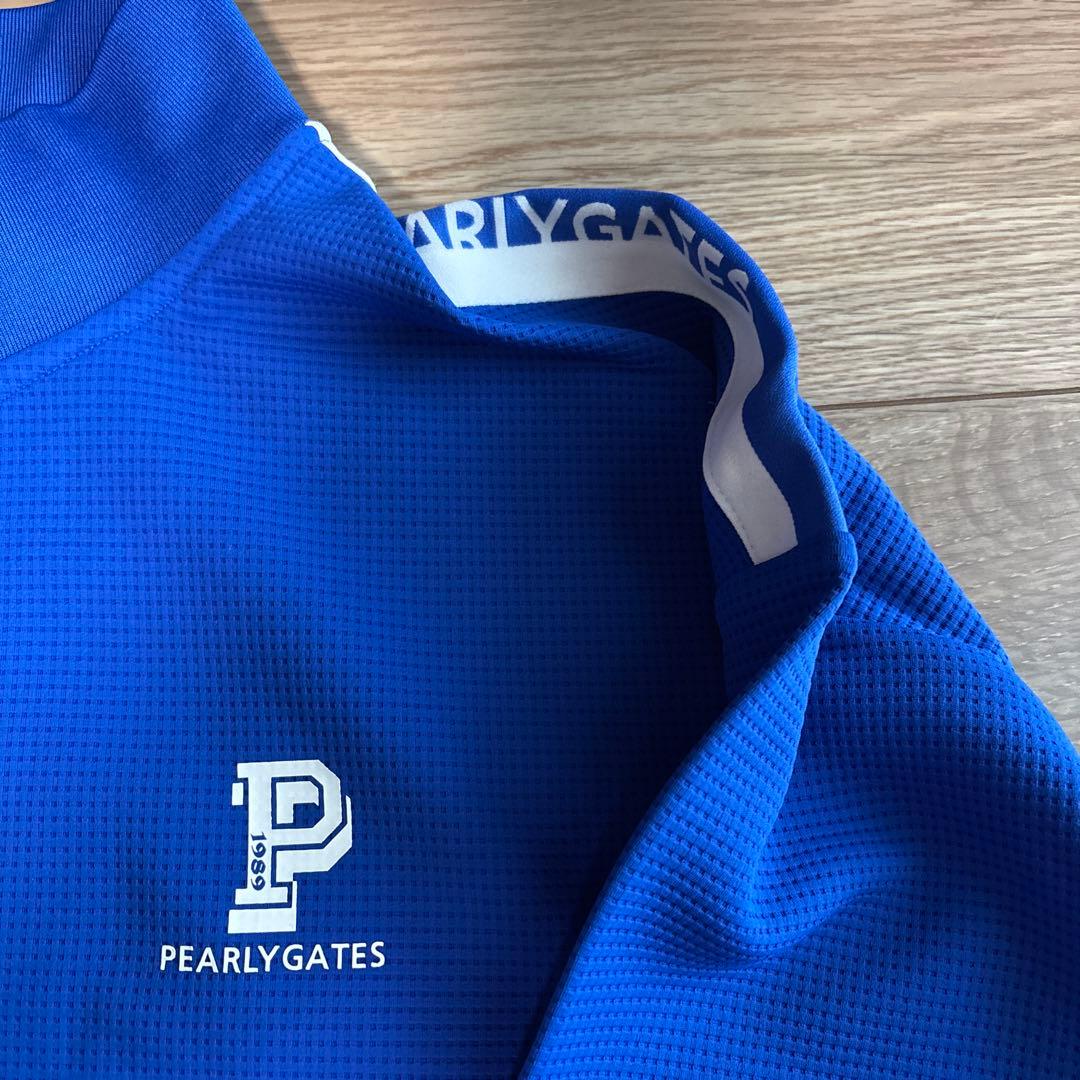 【新品　未使用】PEARLY GATES メンズシャツ サイズ6 青