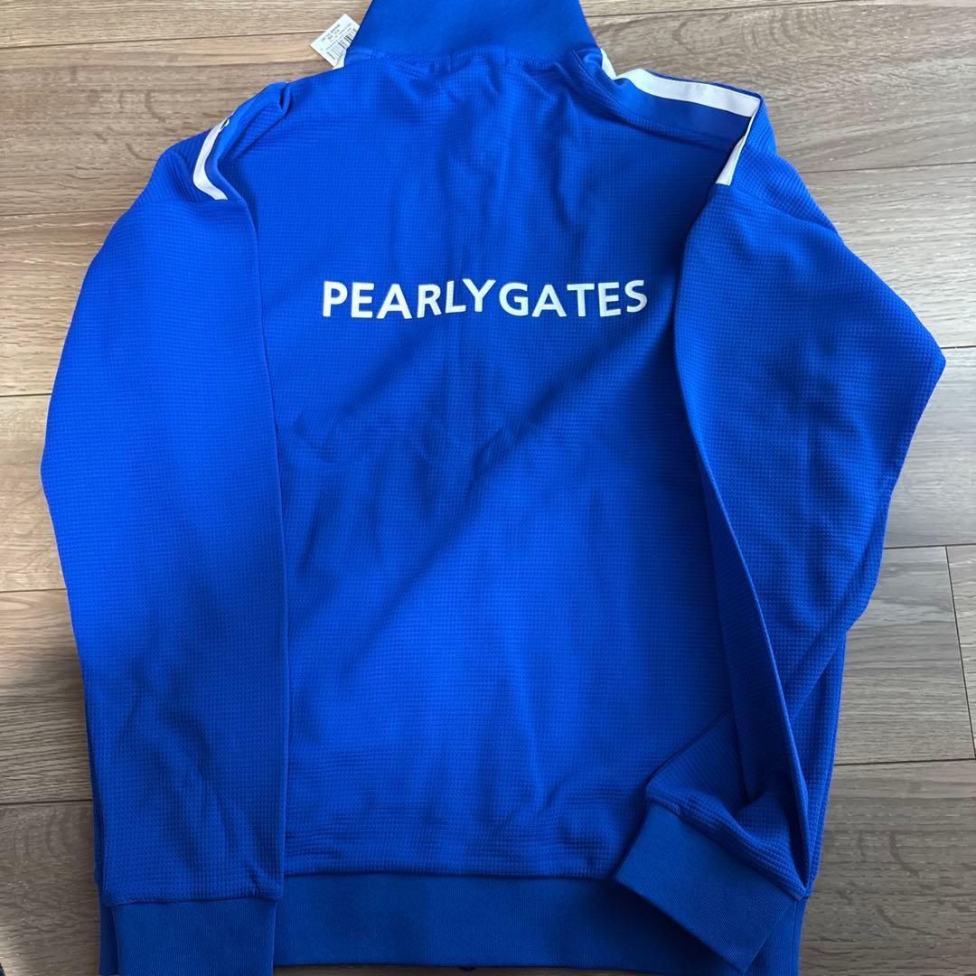 【新品　未使用】PEARLY GATES メンズシャツ サイズ6 青