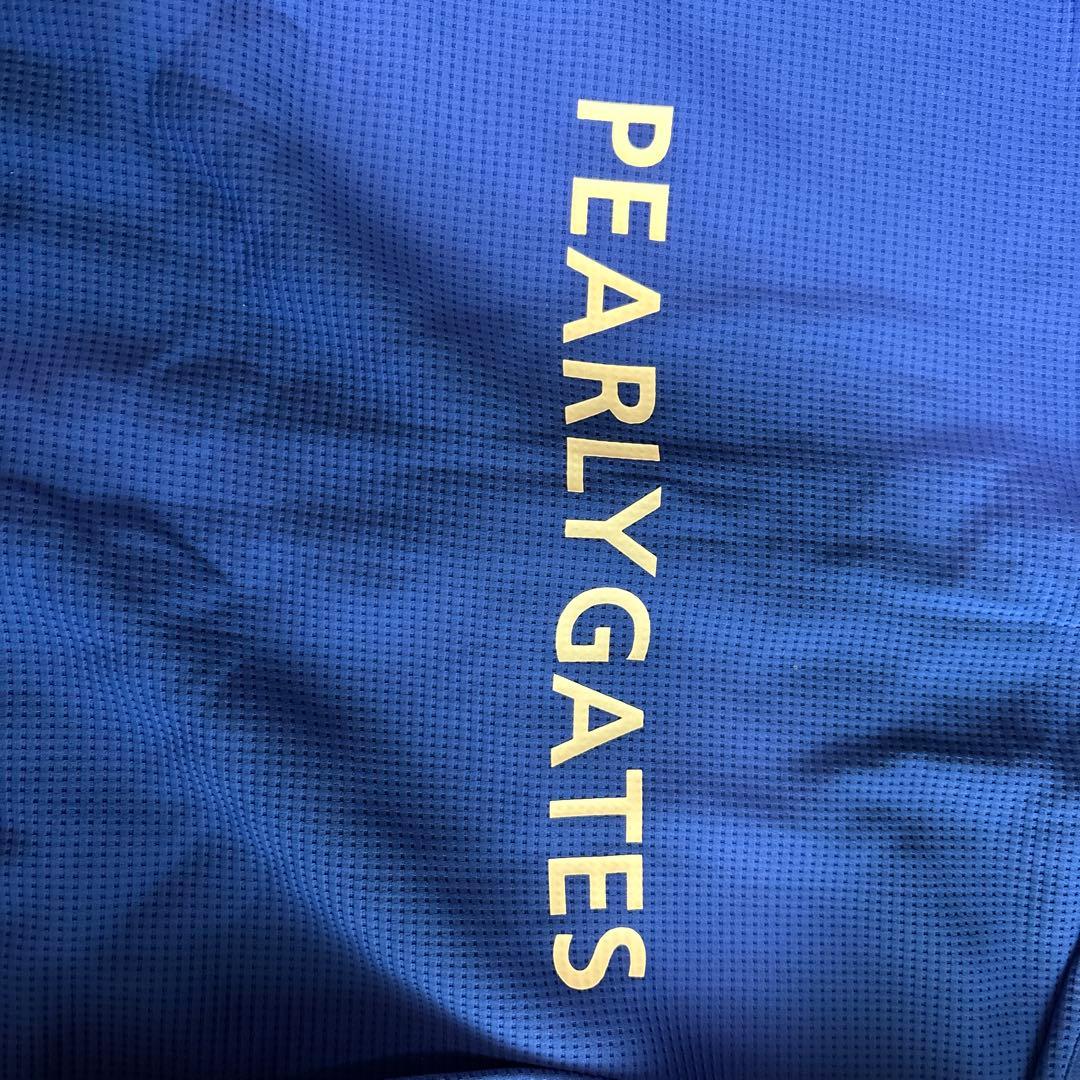 【新品　未使用】PEARLY GATES メンズシャツ サイズ6 青