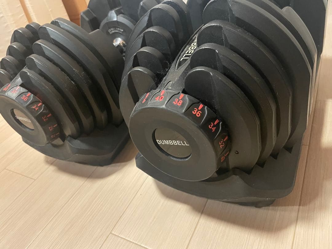 可変式ダンベル 最大40kg