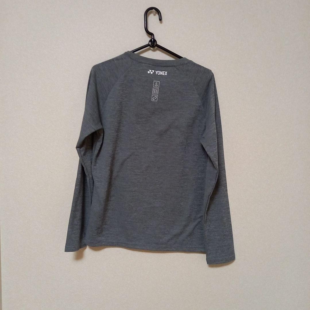 ヨネックス ウィメンズロングスリーブTシャツ グレー 16721 サイズＯ