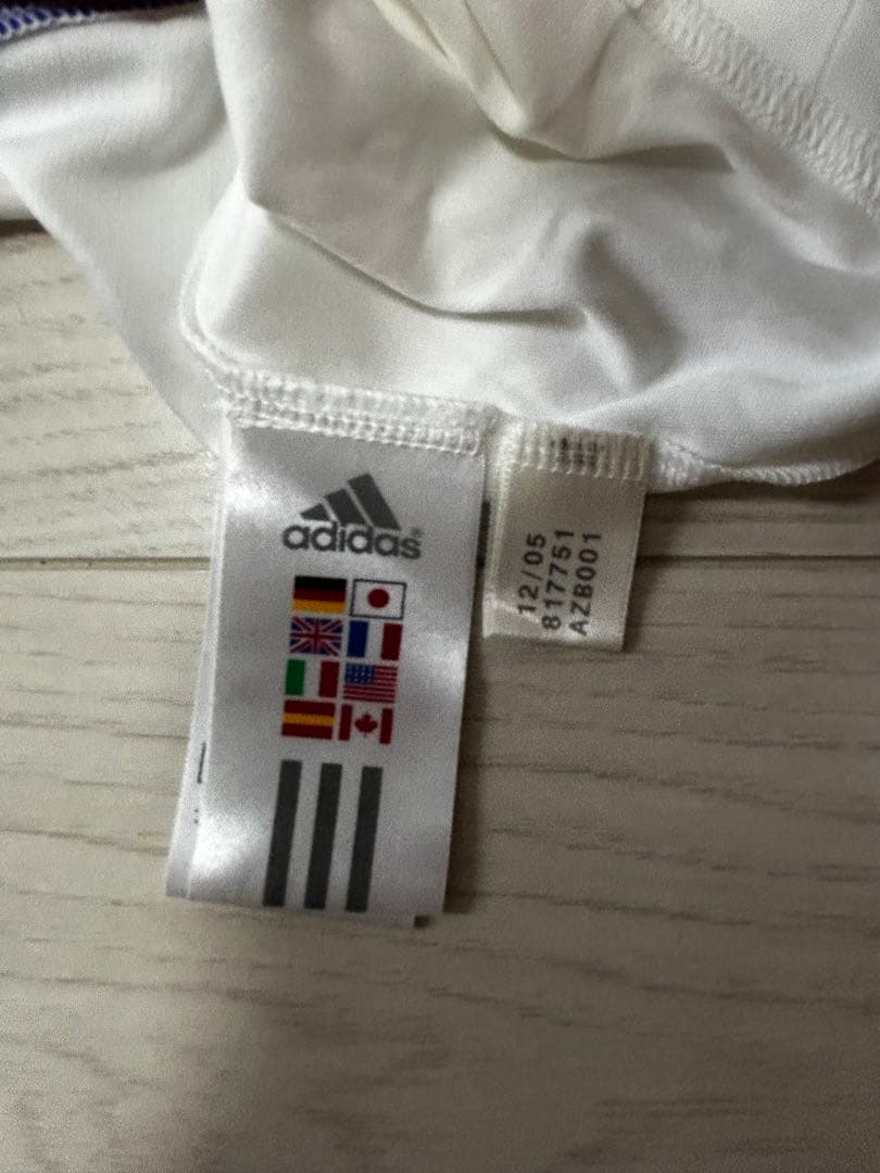 フランス代表 ZIDANE 10番 ドイツW杯アウェイ adidas 2XO