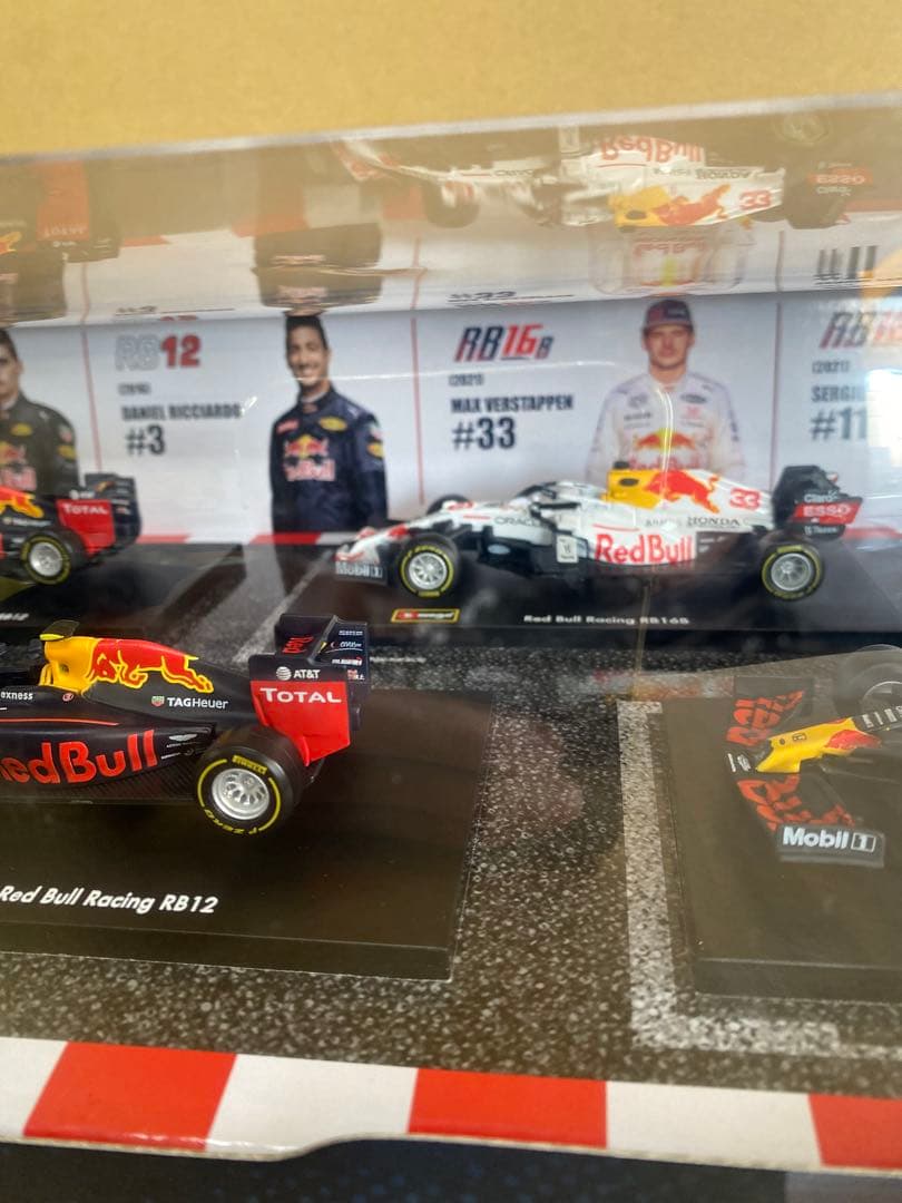 1:43 フォーミュラ1 ダイキャストカー 6個セット レッドブル　F1