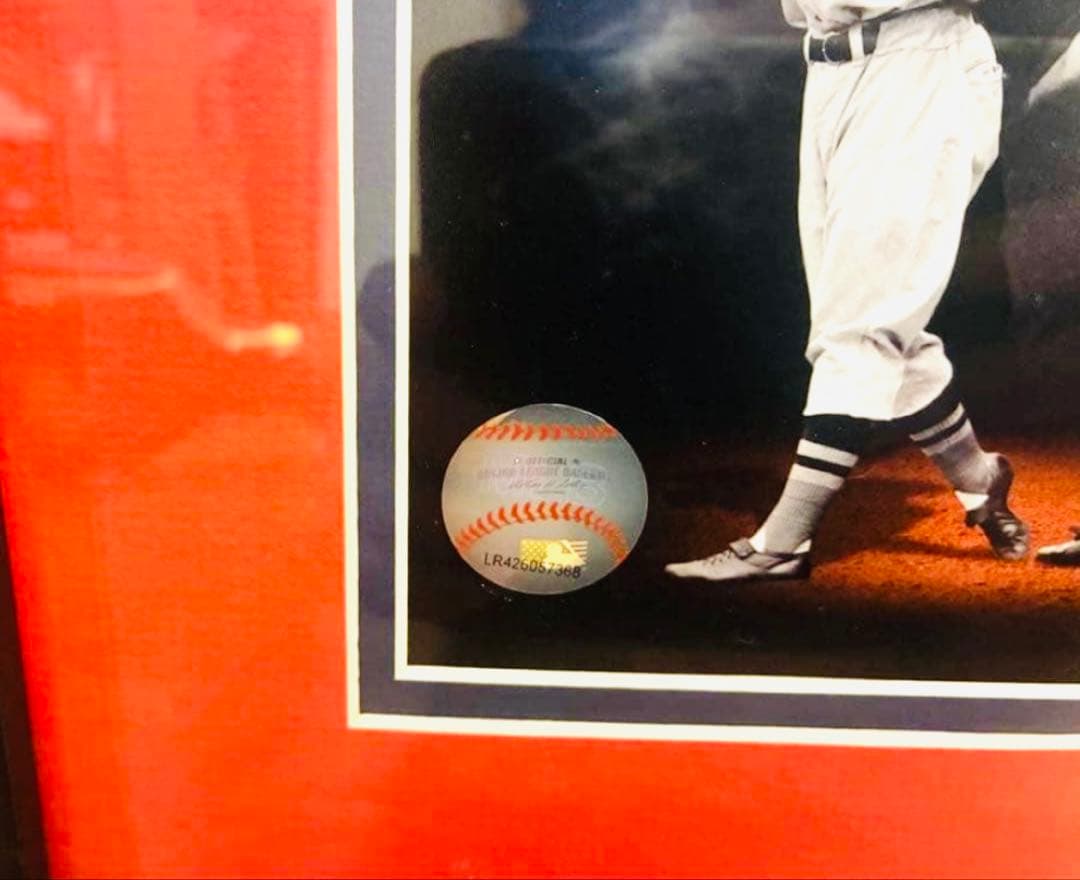 【希少・MLB公式】ボストン・レッドソックス レジェンド 額装 フォトパネル