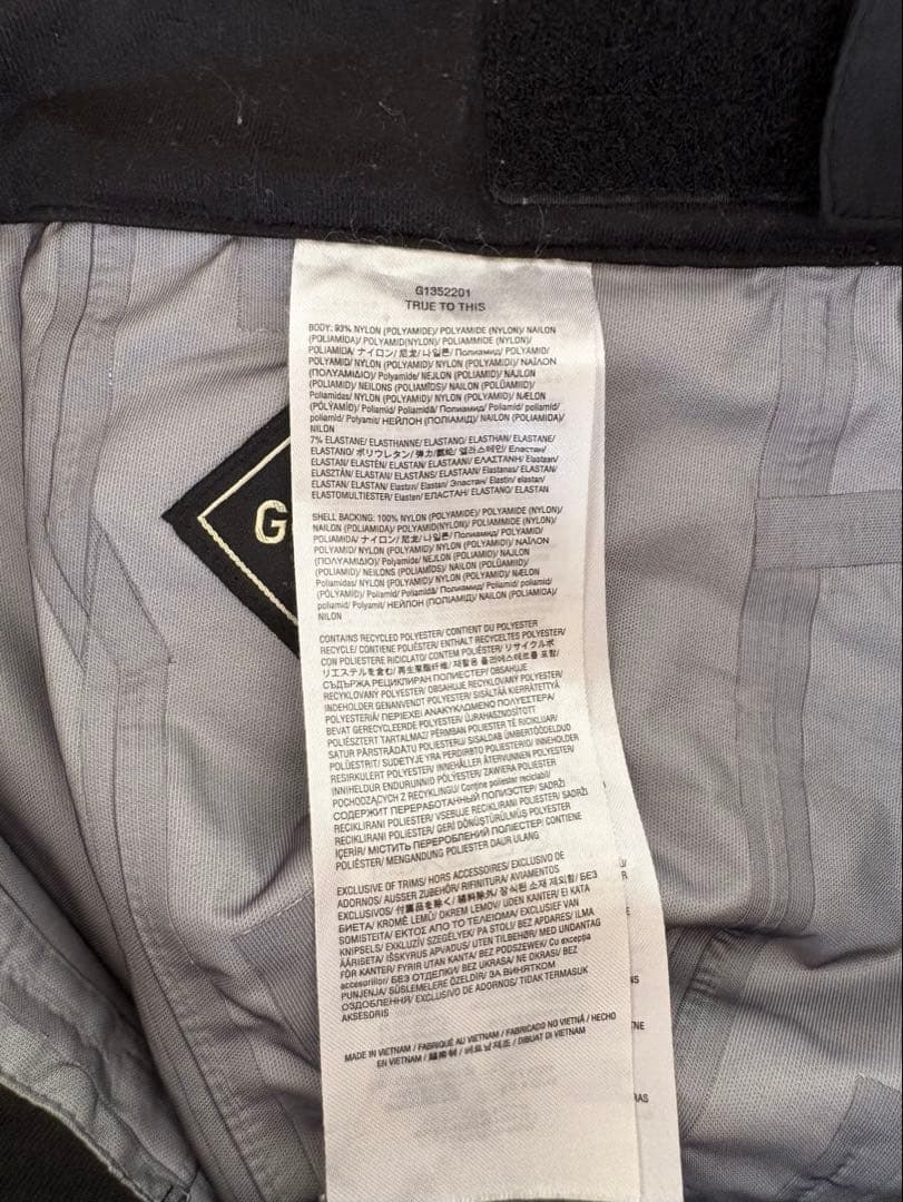 スノーボード VOLCOM GUCH stretch pants 3L GORE-TEX