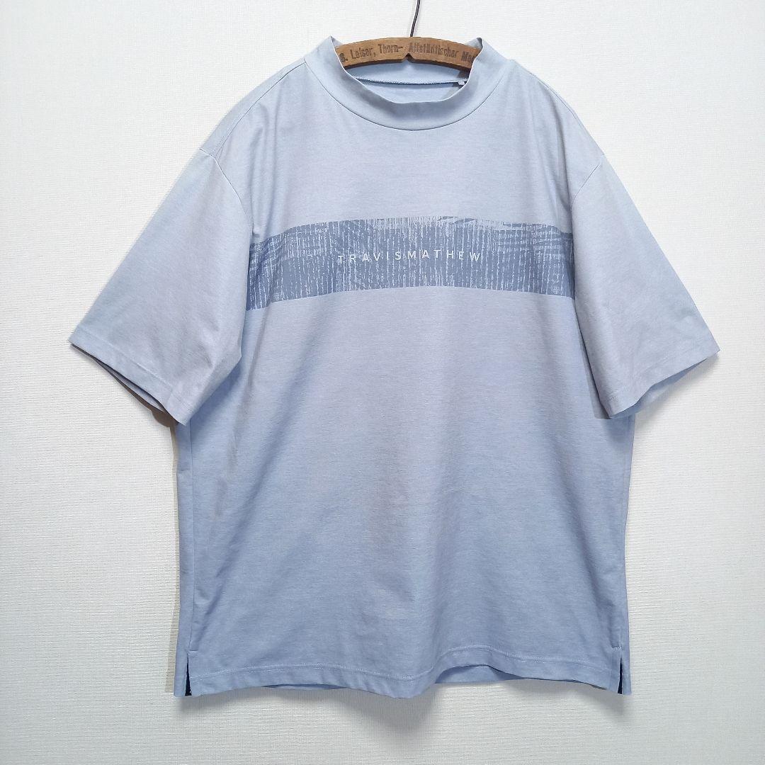 2XL！25年 トラヴィスマシュー 吸湿速乾 半袖 モックネック シャツ ゴルフ