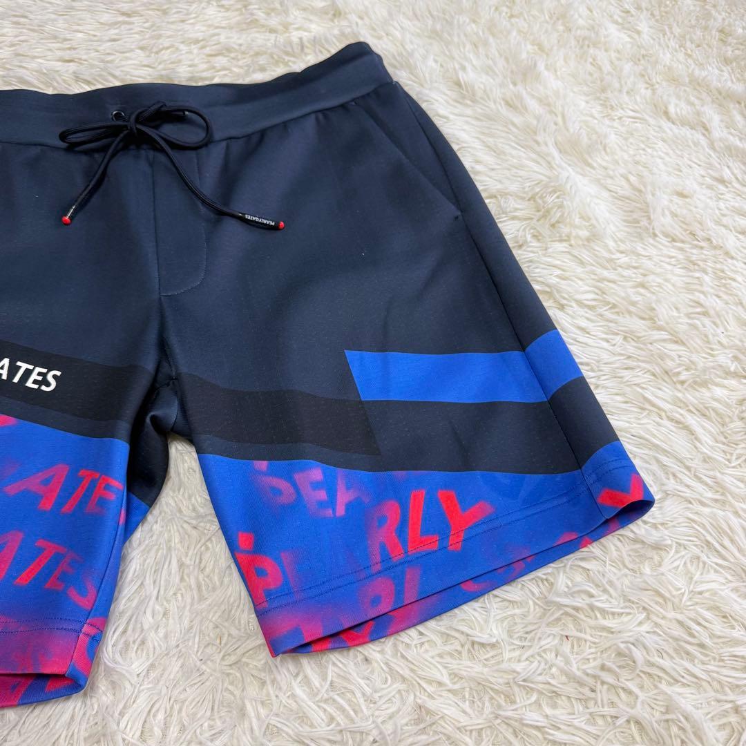 【パーリーゲイツ】極美品 ハーフパンツ 2024 5サイズ メンズ ネイビー