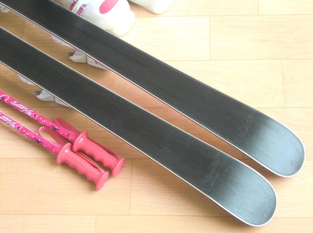 ■■送料無料■Hart■子供用スキーフルセット■板116靴22■WAX済■■