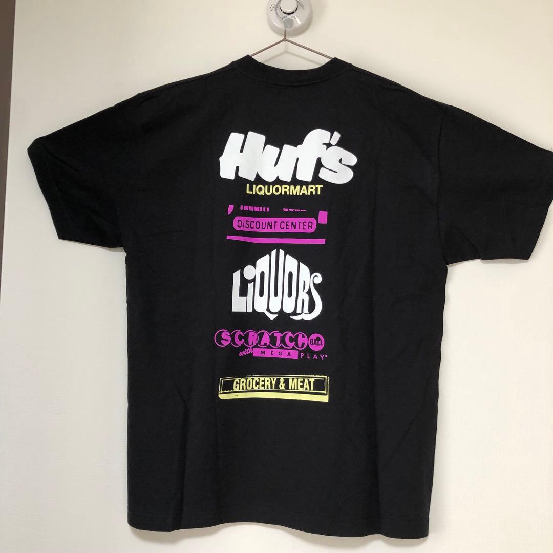 HUF(ハフ)バックプリント ワンポイント Tシャツ　半袖