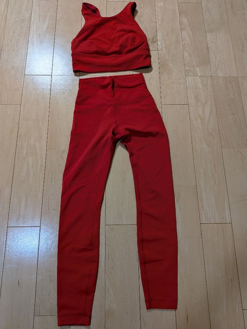 試着のみ★Lululemon ルルレモン★ヨガウェアセット