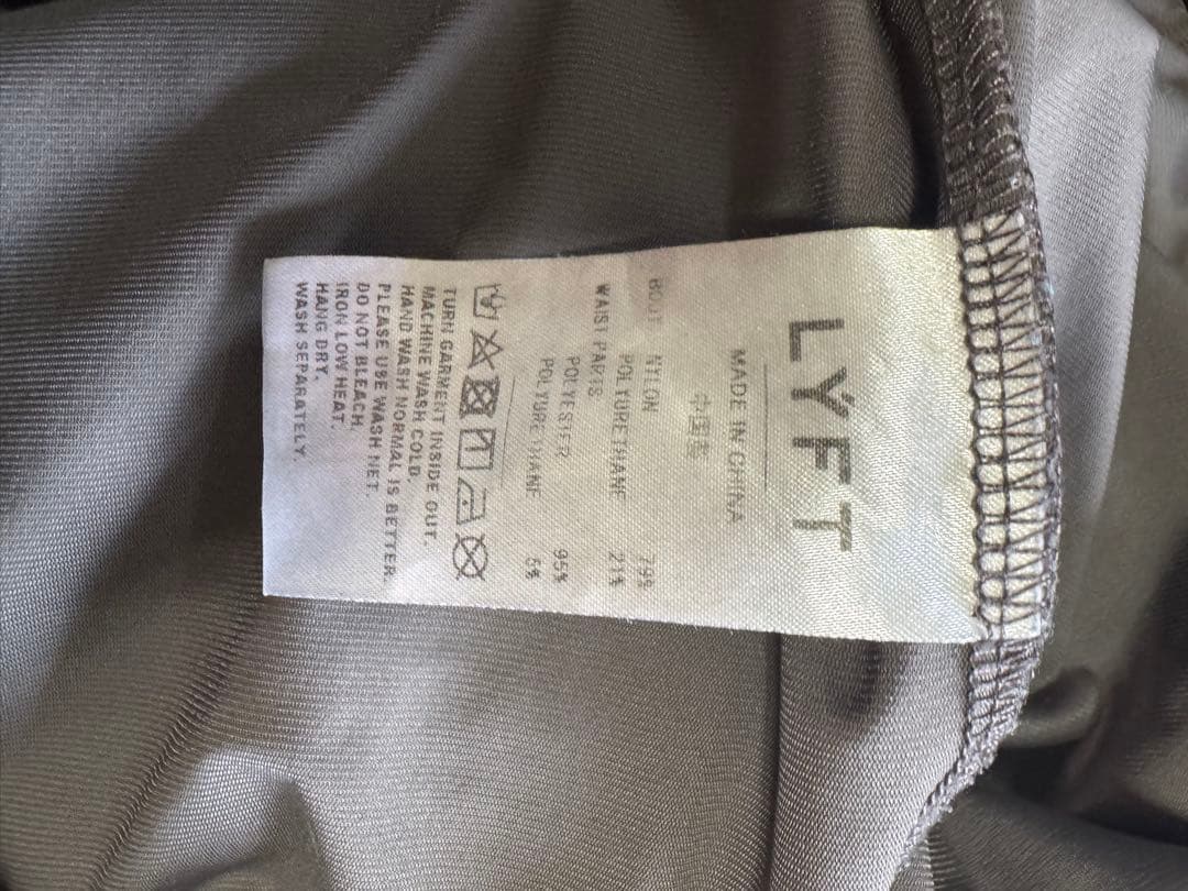 LYFT トレーニングショーツ Lサイズ グレー