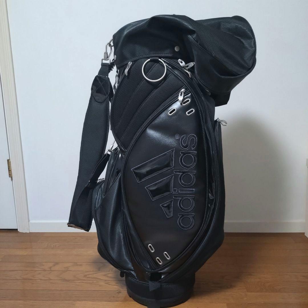 adidas ／アディダス　ゴルフキャディバッグ　ブラック　9型　正規品　ゴルフ