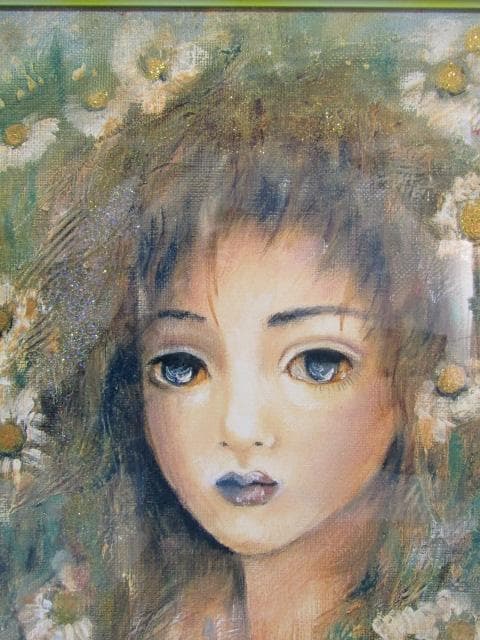 真作◇ジークレー版画 工藤静香『カモミール』15号 ED 62/250 ◇