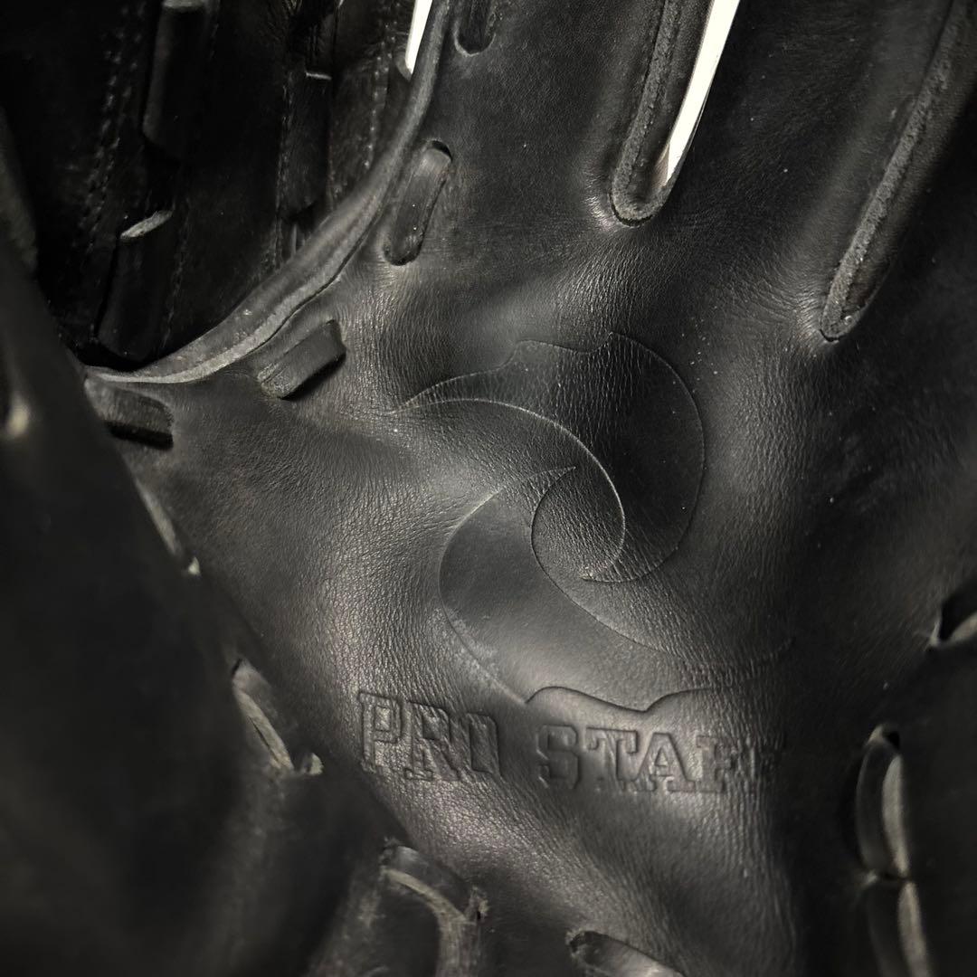 希少 Wilson ウィルソン DFS キップレザー グローブ プロスタッフ 黒