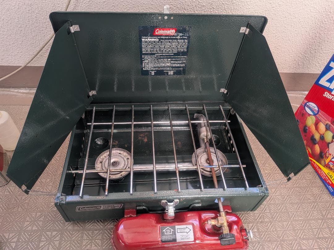 点火確認済　Coleman ツーバーナー 425F