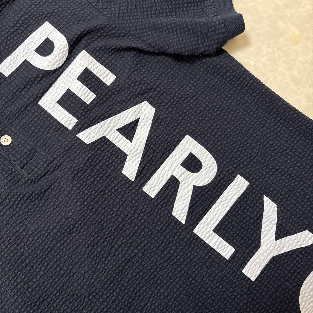 パーリーゲイツ★ビッグロゴ★ストレッチ★ポロシャツ【メンズ サイズ5（L）】