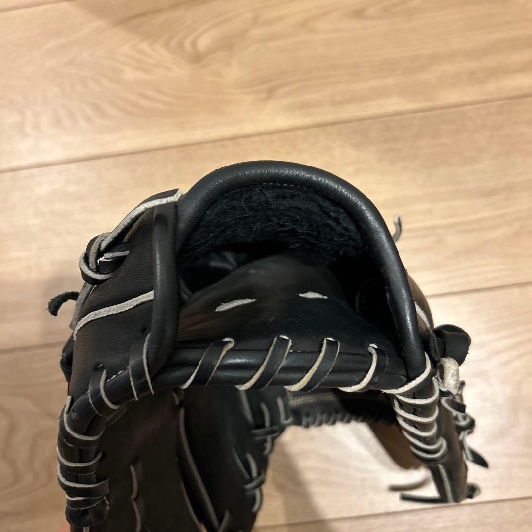Mizuno ブラック 軟式グローブ 右投げ用