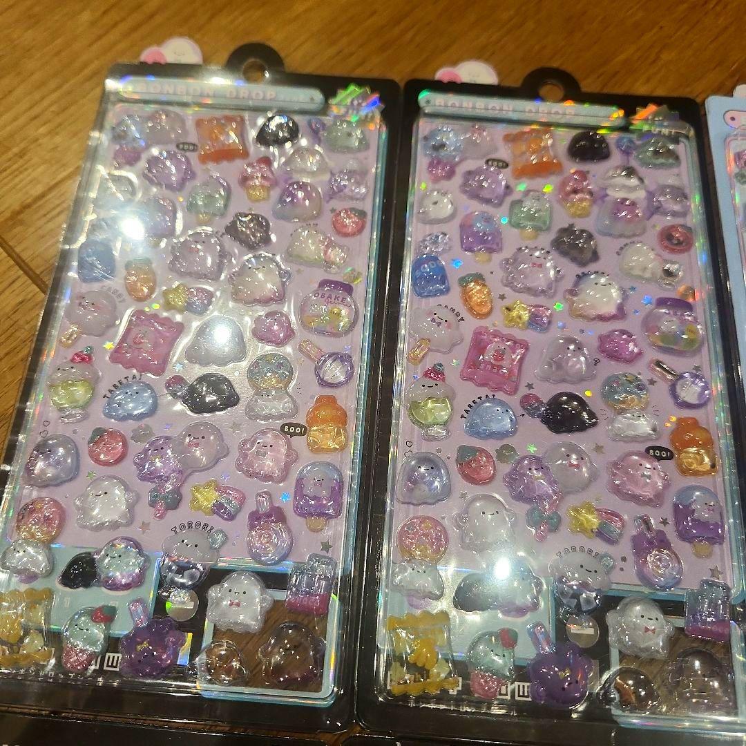 ボンボンドロップシール　ぷくっとシール　シールバインダー　12点