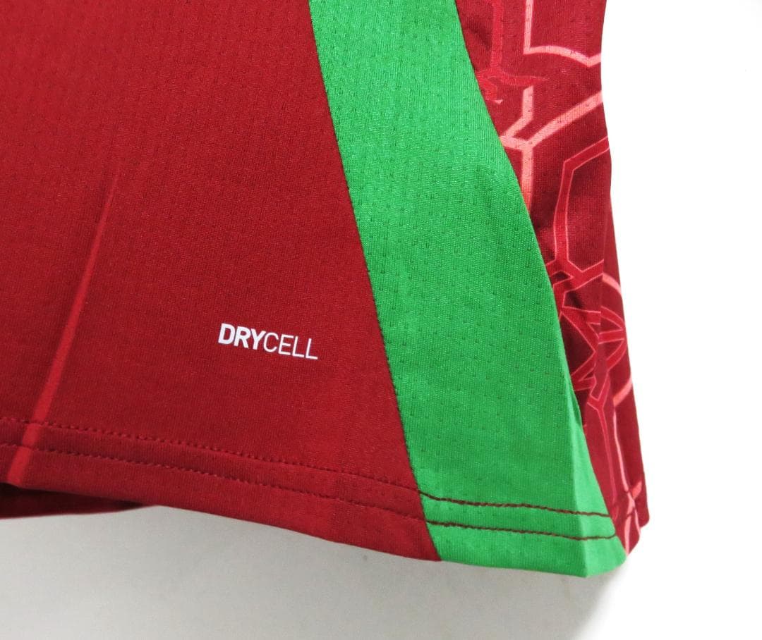 新品 PUMA サッカー モロッコ代表 プレマッチ 半袖 シャツ M レッド