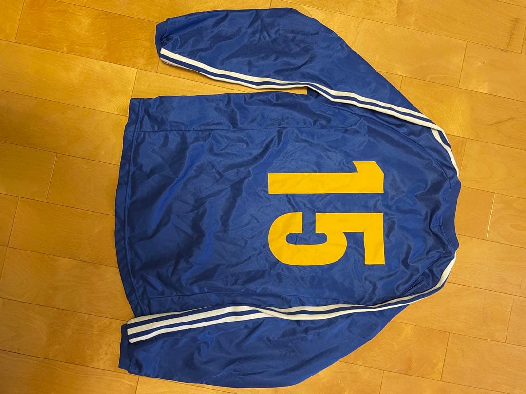 値下げ！【東海大学】ゲームシャツ　adidas 青 長袖シャツ M