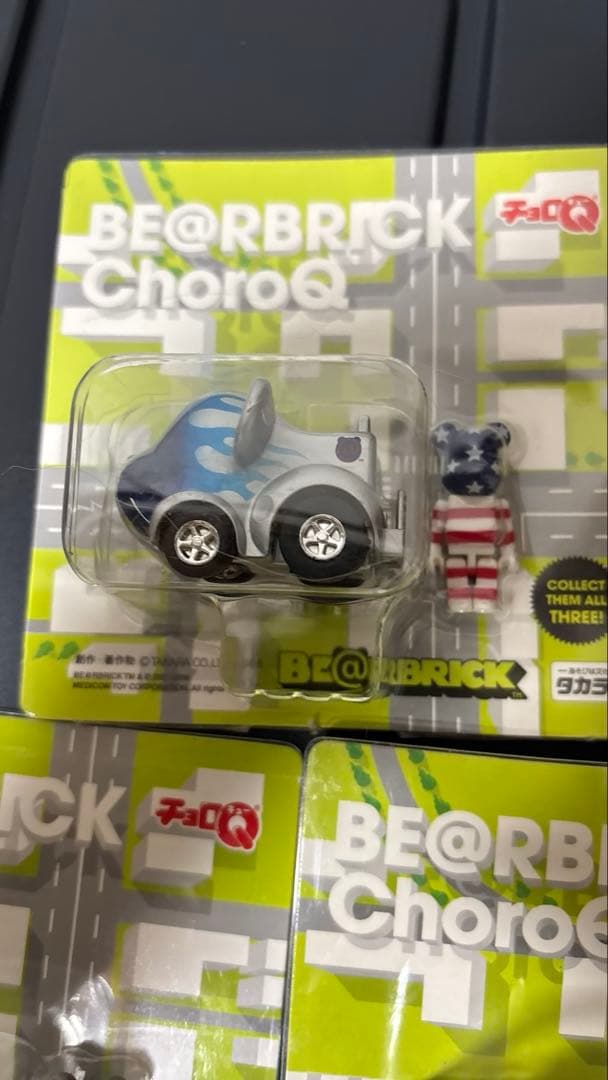 【当時モノレア品】BE＠RBRICK チョロQ PANDA、USA、COMBAT
