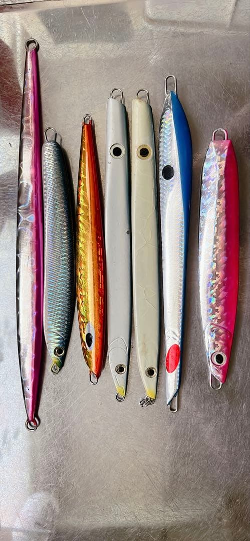 クレイジーロング　ジャックナイフ他200〜300gジグ7本深海　オフショア