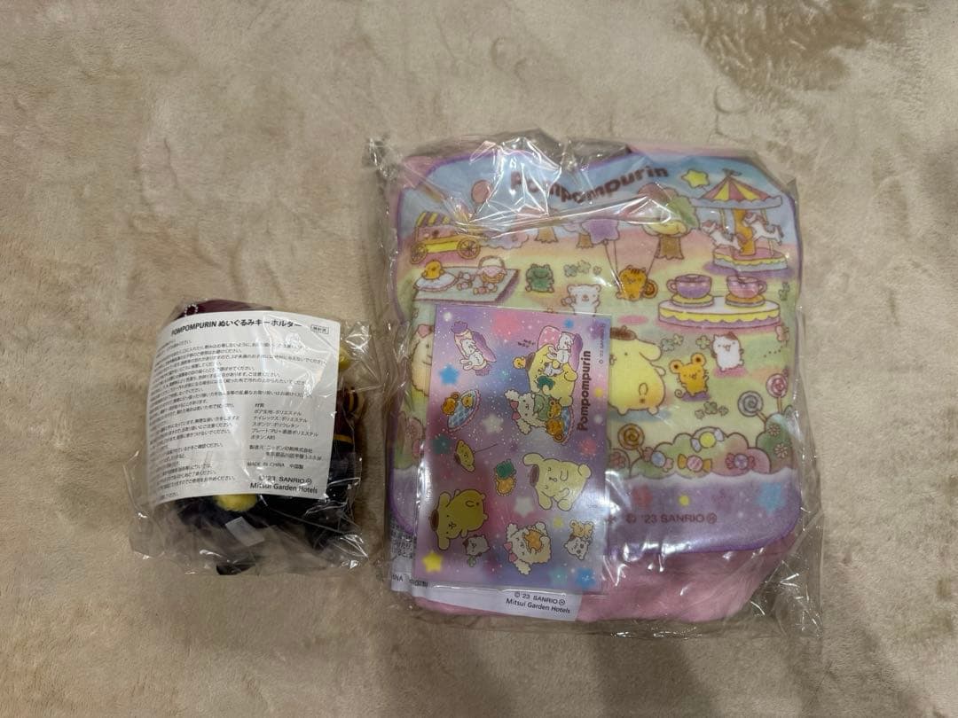 ポムポムプリン 三井ガーデンホテル宿泊者限定アメニティ