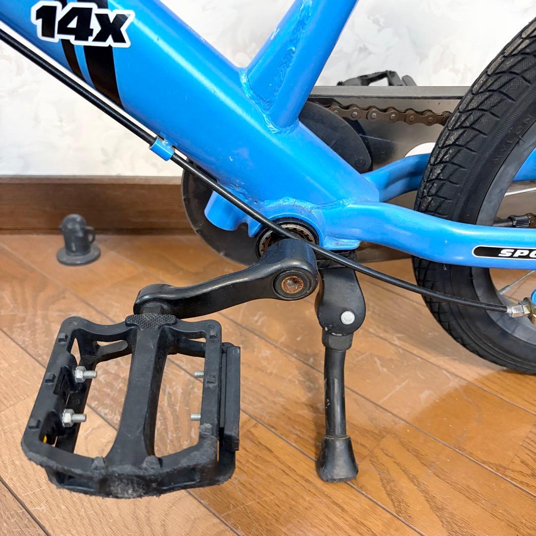STRIDER 14x ストライダー キッズバイク ブルー スタンド付