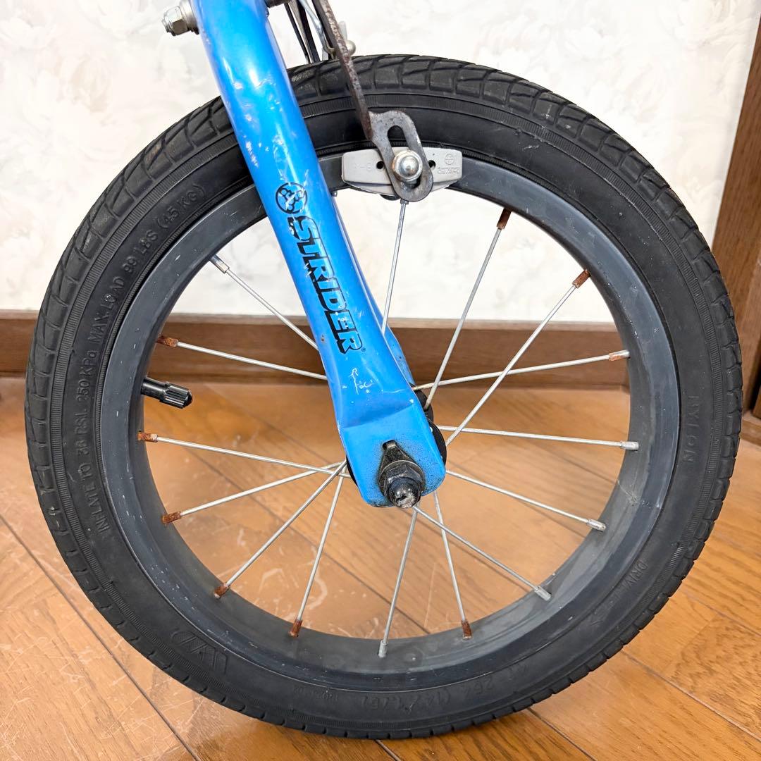 STRIDER 14x ストライダー キッズバイク ブルー スタンド付