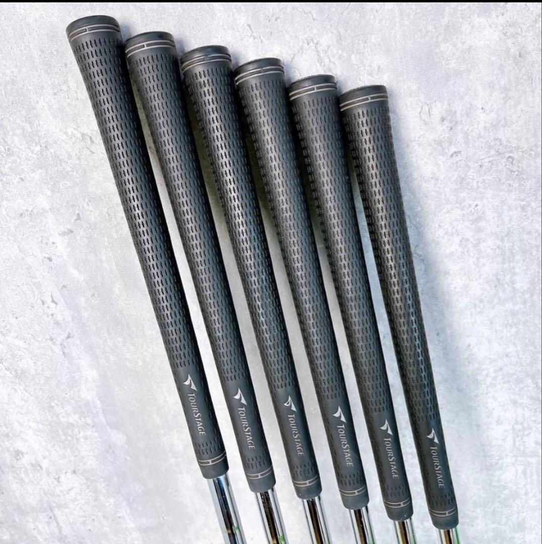 良品 ツアーステージ X-BLADE GR アイアンセット 右打ち 6本 メンズ