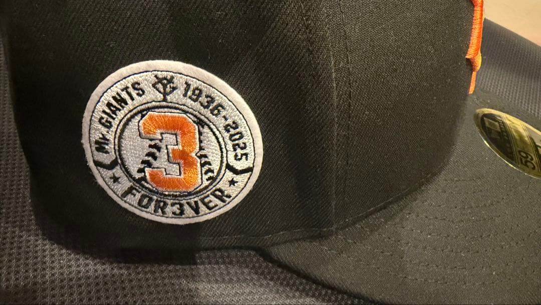 ジャイアンツ・長嶋茂雄終身名誉監督・完全受注 NEWERA CAP 7 1/2