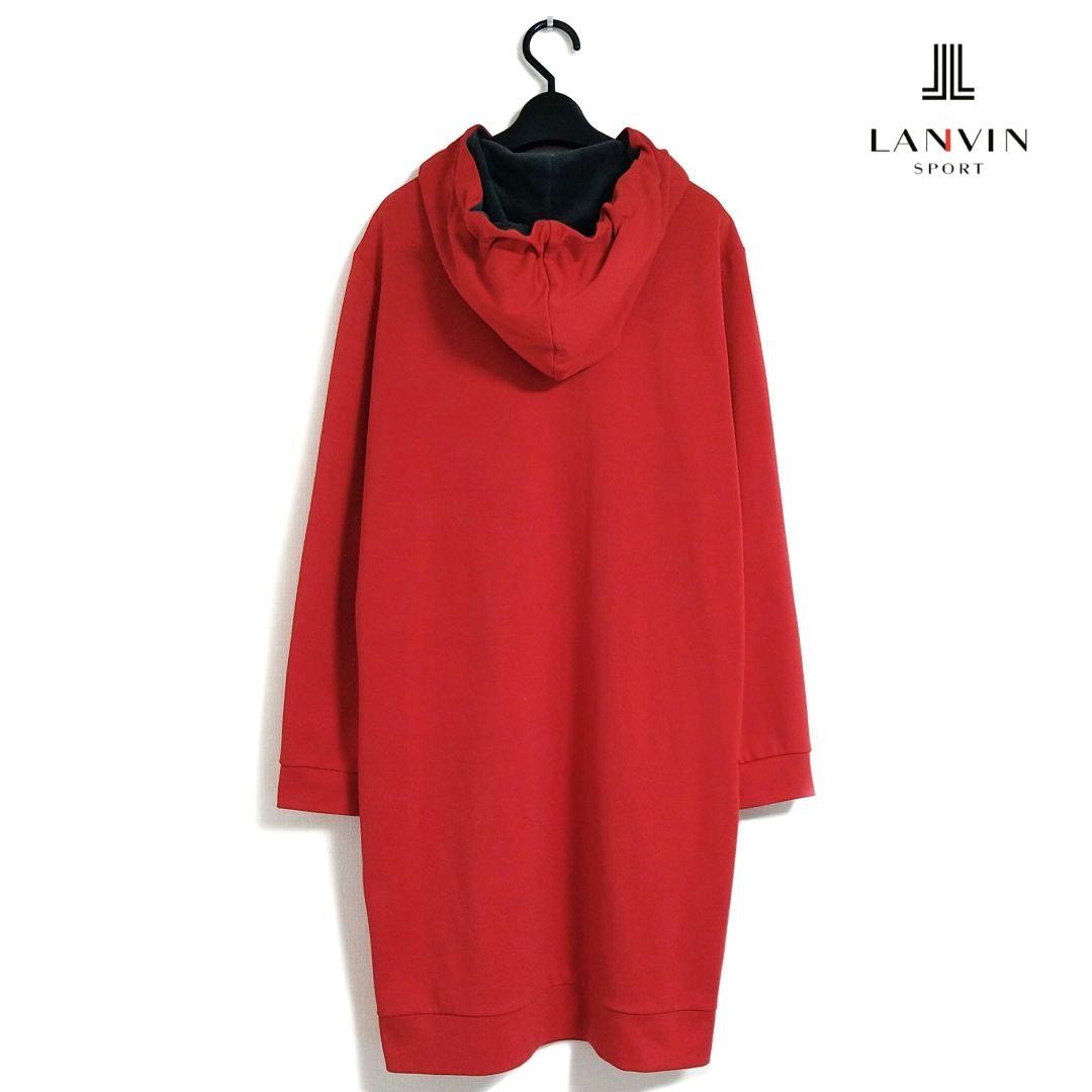 LANVIN SPORT ゴルフウェア ロゴ フーディ ワンピース
