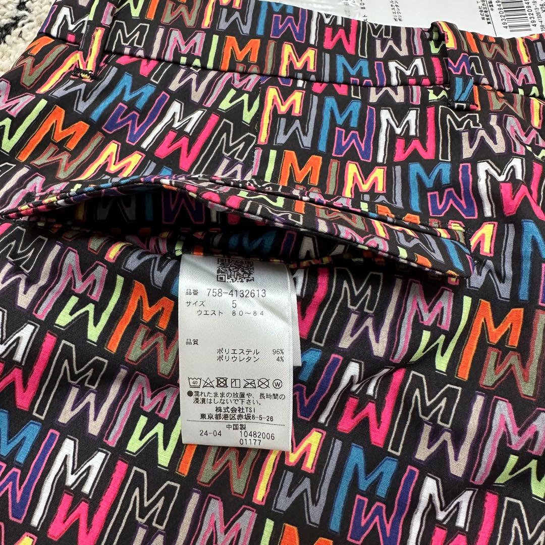 新品　マスターバニーエディション　ストレッチジャカード柄ショートパンツ　サイズ5