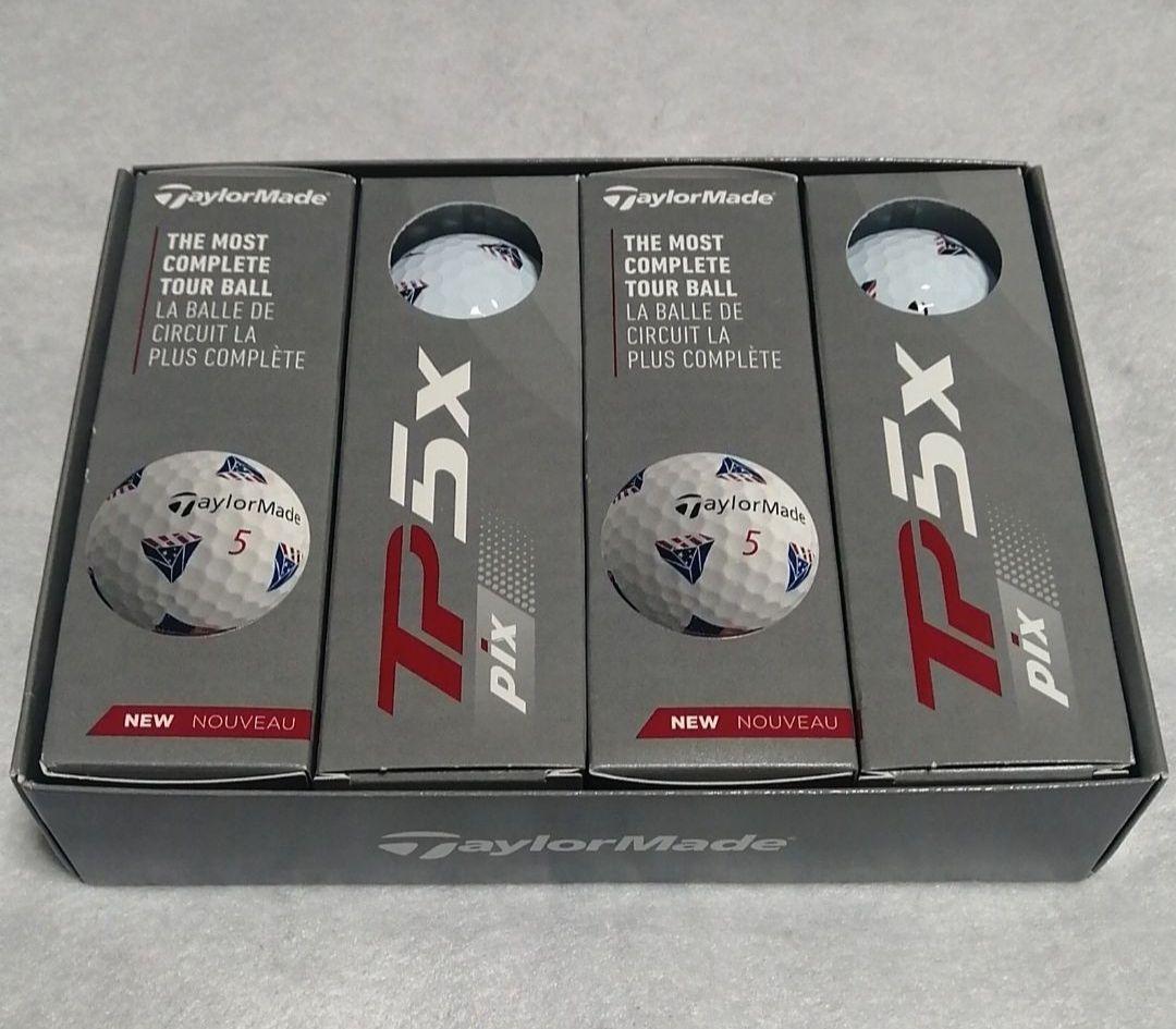 テーラーメイド ゴルフボール New TP5x Pix USA モデル
