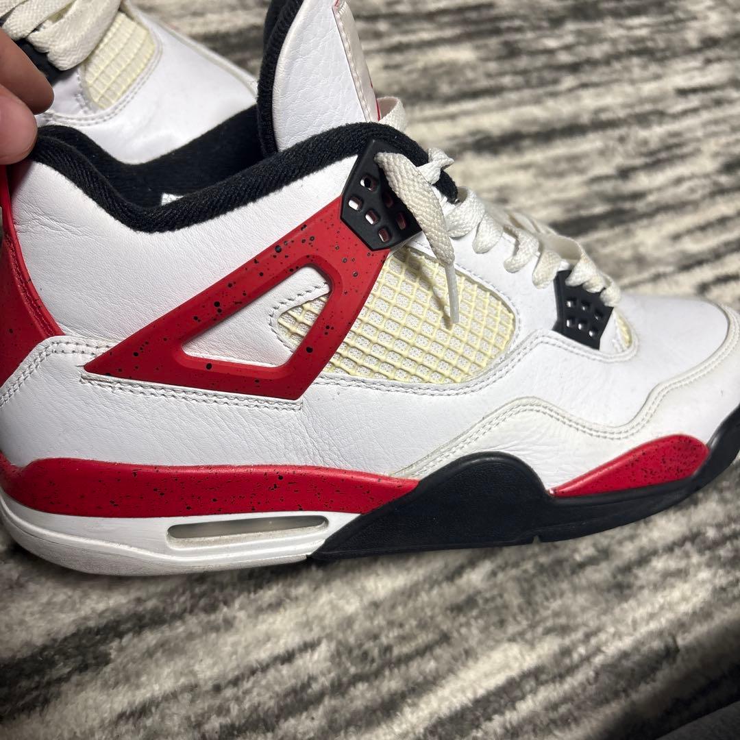 シューズ(男性用) Air Jordan 4 red cement 28.5cm