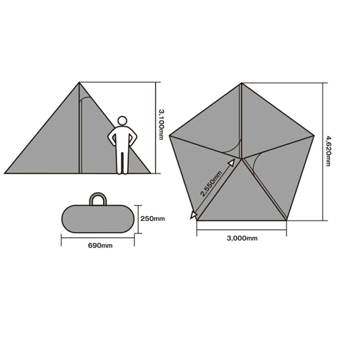 【人気商品】tent-Mark DESIGNS サーカスTC DX MID+