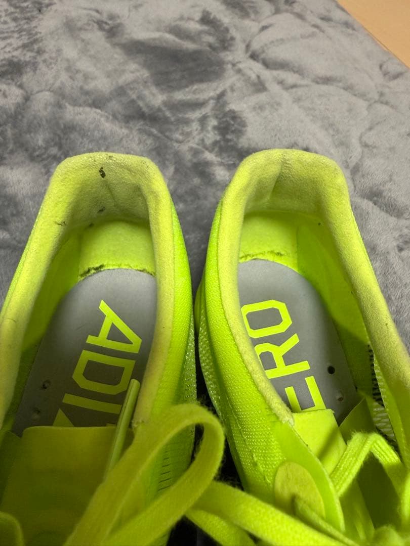 ADIZERO プライムsp4 26.5cm蛍光イエロー/ブラック