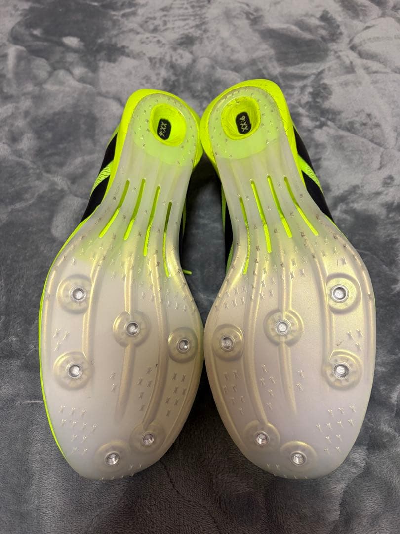 ADIZERO プライムsp4 26.5cm蛍光イエロー/ブラック